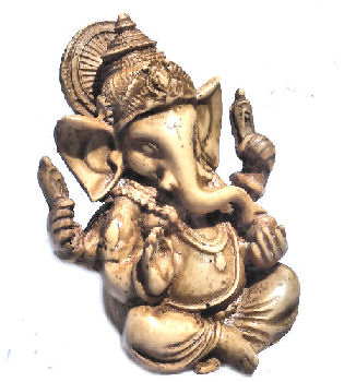 Ganesh with crown stone looking RG-070S